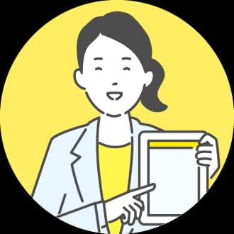 提案する女性