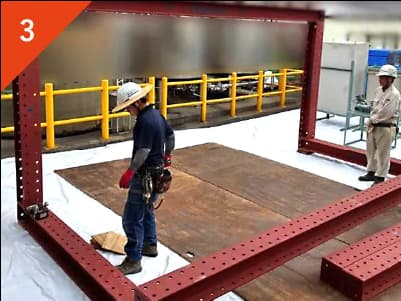 STEP1 速プラントの設置作業3