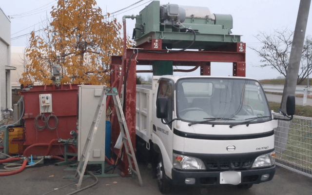し尿処理場の設備更新時に代替機として活用!従来比較で処理費用が1/2.5に!