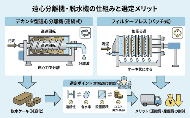 遠心分離機・脱水機