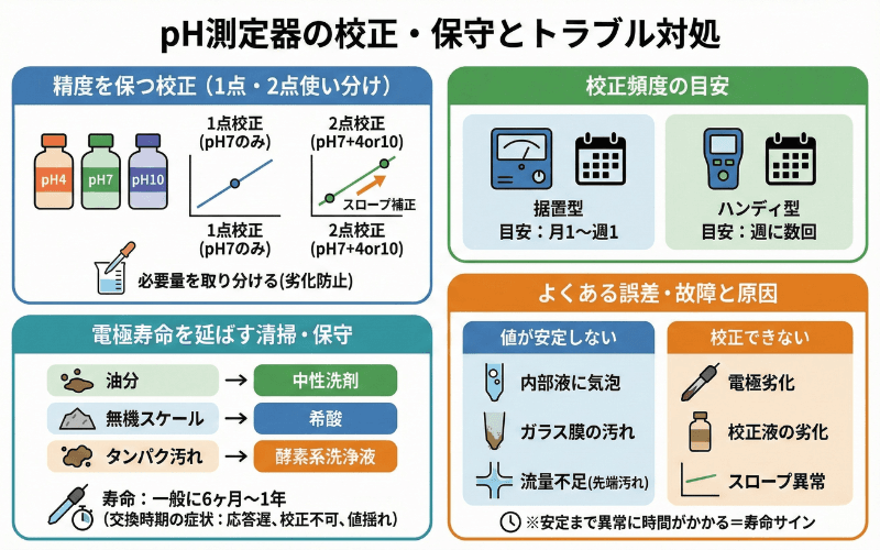 メンテナンスとトラブル対処