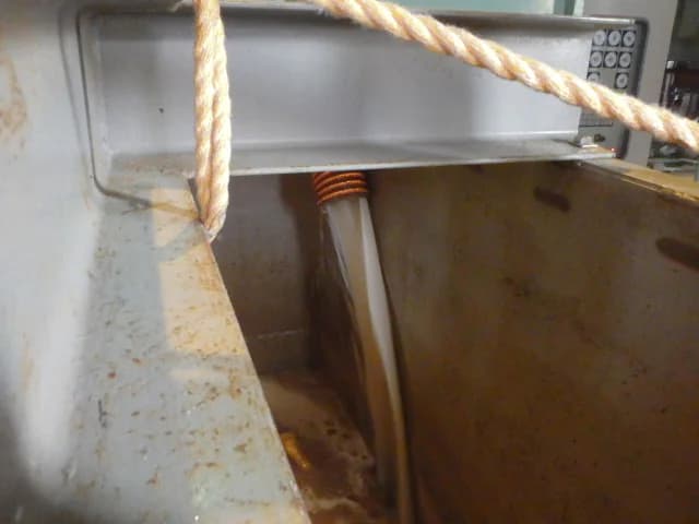 処理水(分離された水)状況① の写真