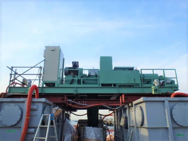 脱水機(遠心分離機)設置状況 HS-600MW の写真