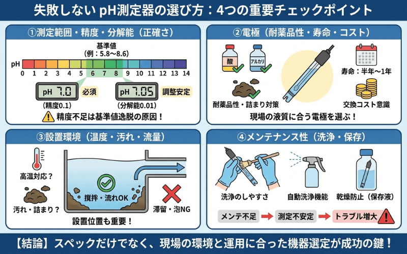 失敗しない pH測定器の選び方