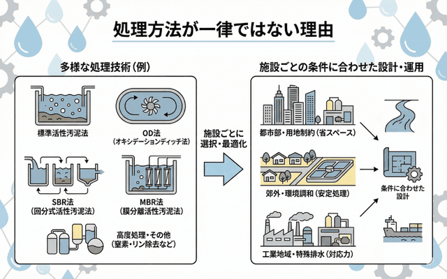 処理方法が一律ではない理由