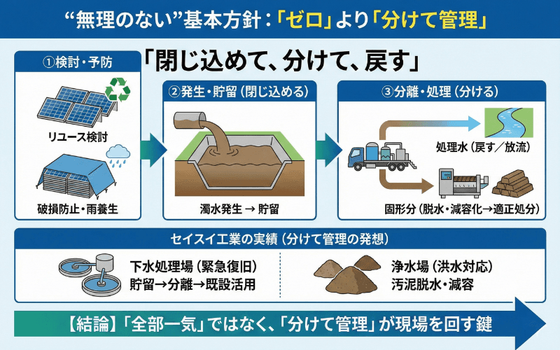 ゼロにするより分けて管理