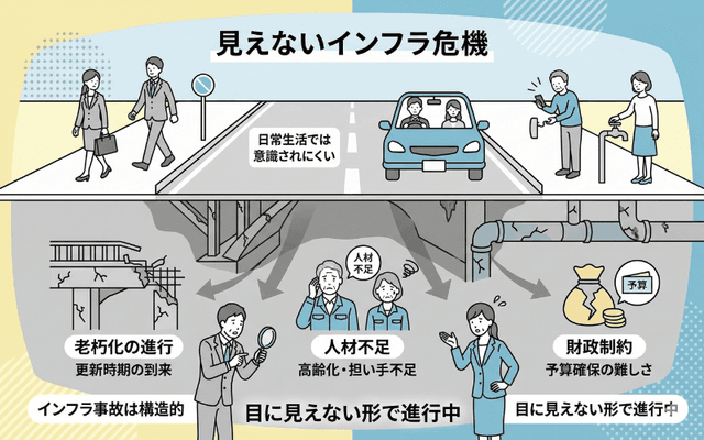 見えないインフラ危機