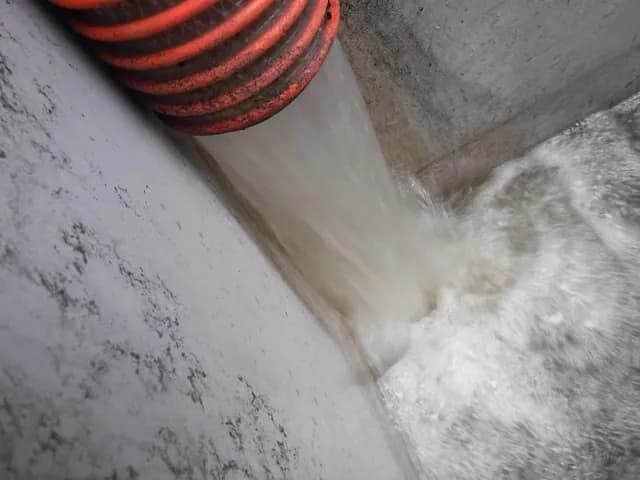 処理水(分離された水)の写真