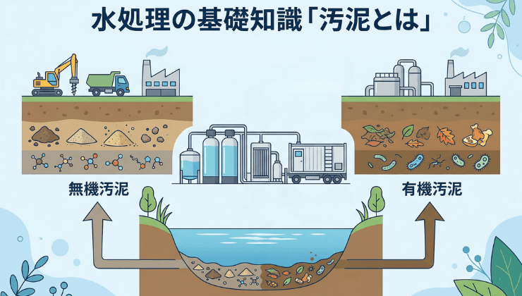 水処理の基礎知識「汚泥とは」