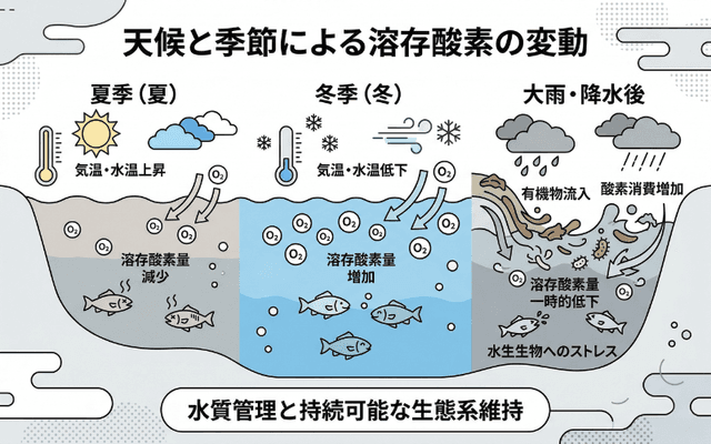 天候と季節の影響