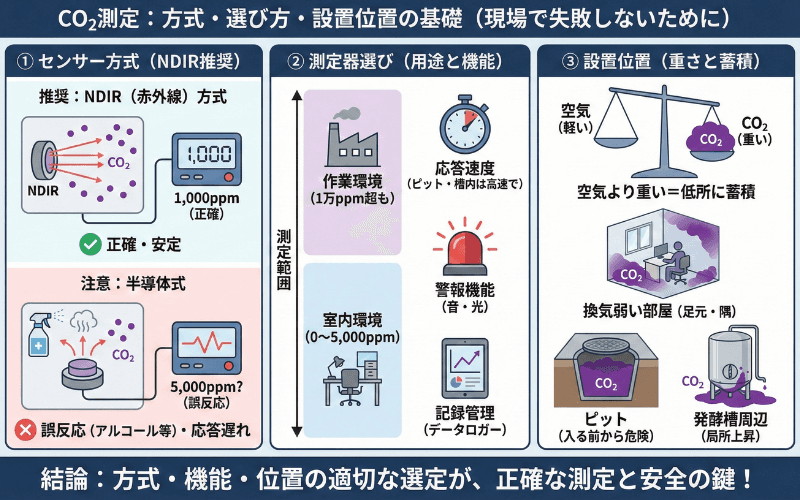 CO₂の測定方法とセンサー選び