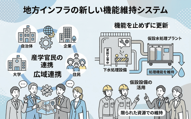 地方インフラを守るための新しい仕組み