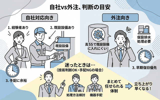 自社vs外注、判断の目安
