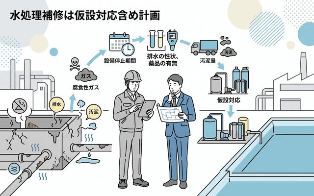 仮設水処理まで含めた計画