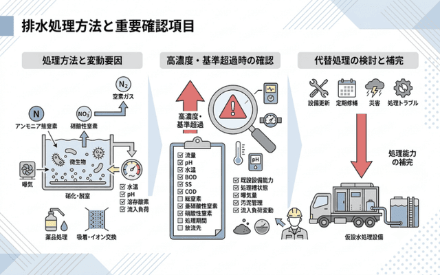 処理方法と確認項目