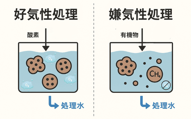 好気性処理・嫌気性処理