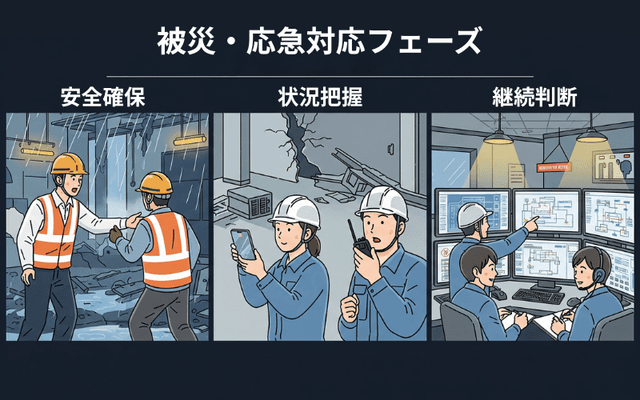 被災・応急対応