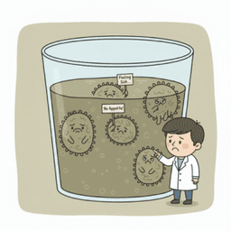 微生物の処理不良