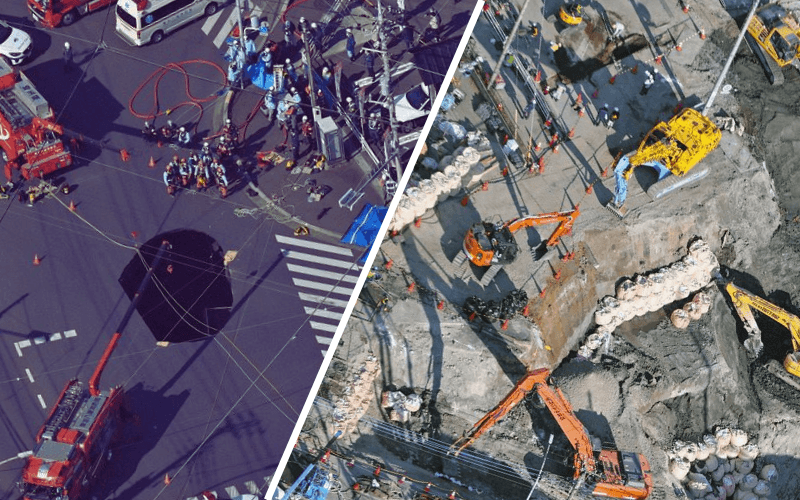 八潮市道路陥没事故