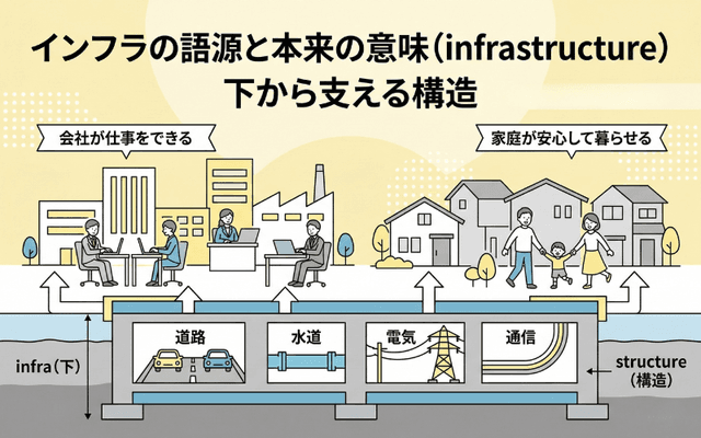 インフラの語源