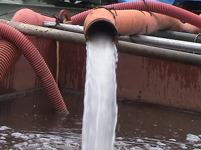 処理水(分離された水)の写真