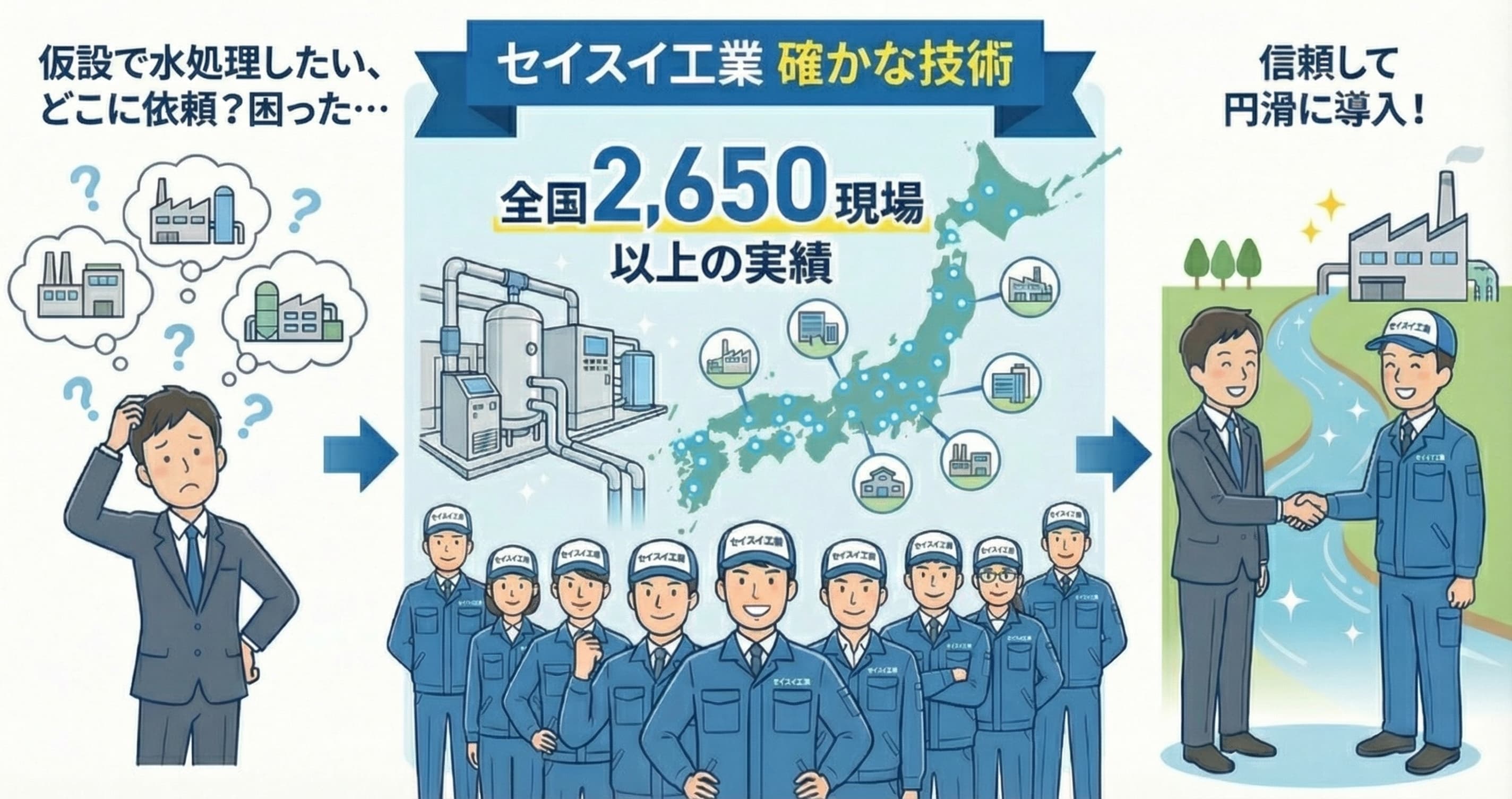 セイスイ工業の水処理技術