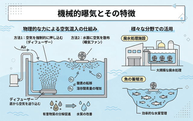 機械的曝気とその特徴