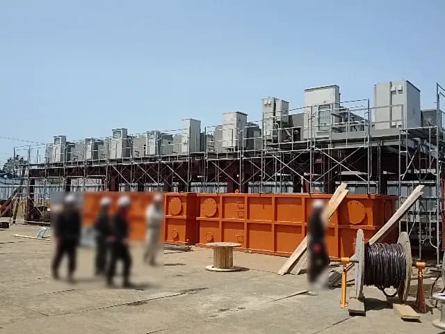 脱水機(遠心分離機)設置状況 HS-500MW×7台、HS-600MW×2台 の写真