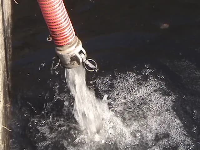処理水(分離された水) の写真