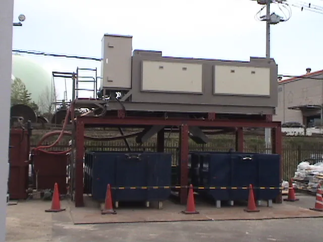 脱水機(遠心分離機)設置状況 HS-500MW の写真
