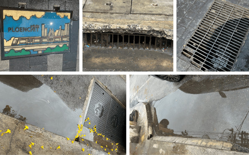 タイ・バンコク 排水