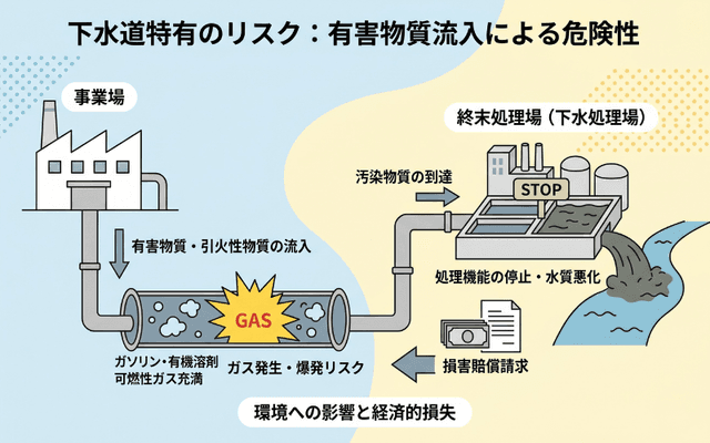下水道特有のリスク