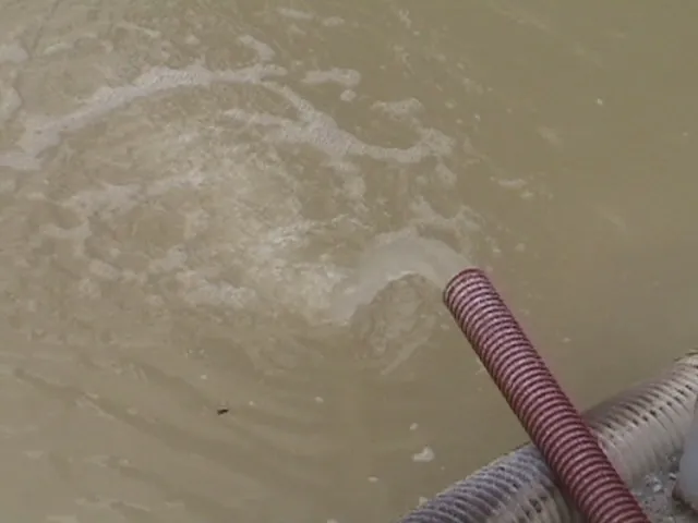 処理水(分離された水)の写真
