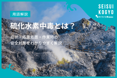 【コラム】「硫化水素中毒とは?症状・応急処置・作業時の安全対策をわかりやすく解説」をアップしました。