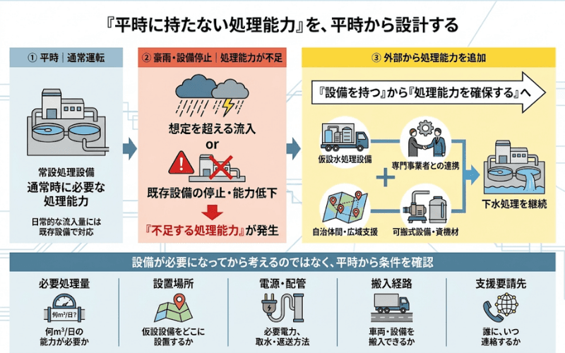 平時に持たない処理能力を、平時から設計する