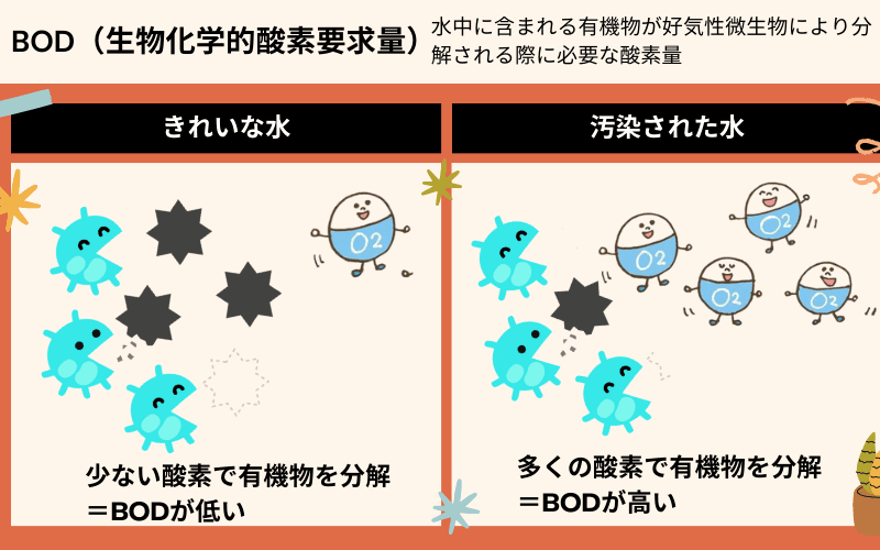 BOD 生物的酸素要求量