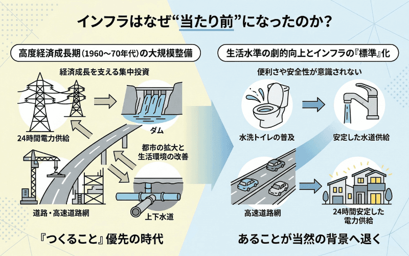 インフラはなぜ当たり前になったのか
