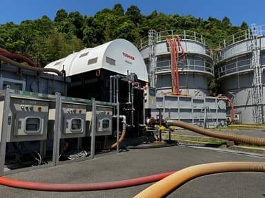 【事例】玄海町の下水処理場にてHabukiを使った仮設水処理システムの最新事例をアップしました。