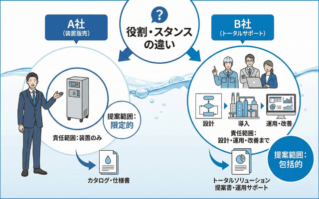 水処理業界の企業