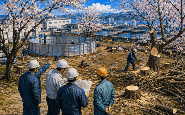 桜の切断