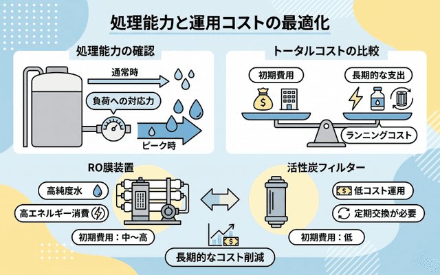 処理能力と運用コスト