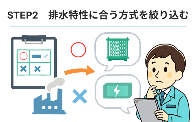 方式の絞り込み
