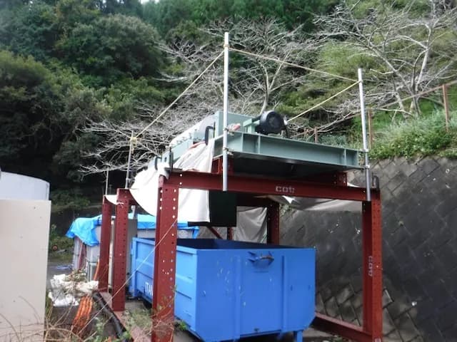 脱水機(遠心分離機)設置状況 HS-550MWの写真