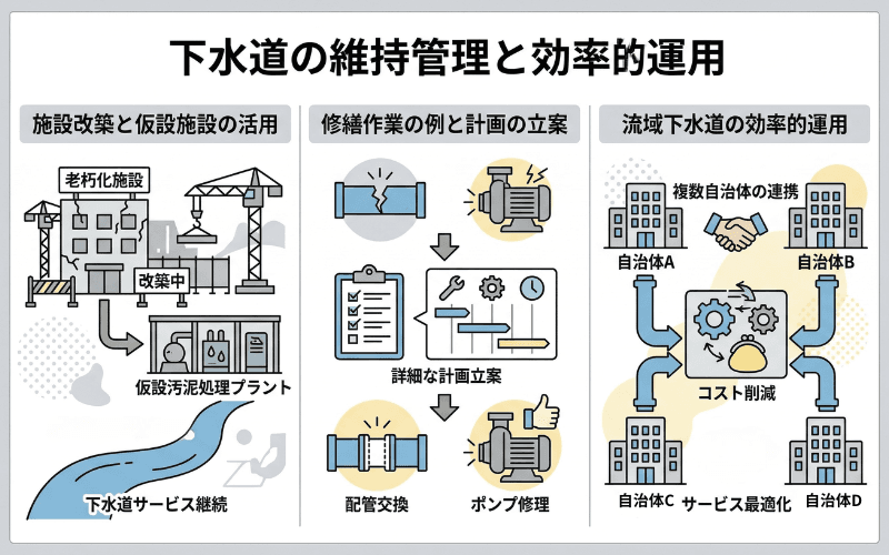 改築プロジェクトと仮設施設の活用