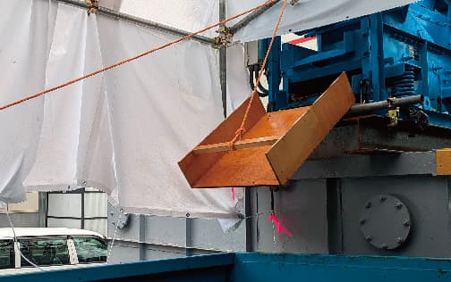 砂分除去機(サイクロン付振動ふるい)