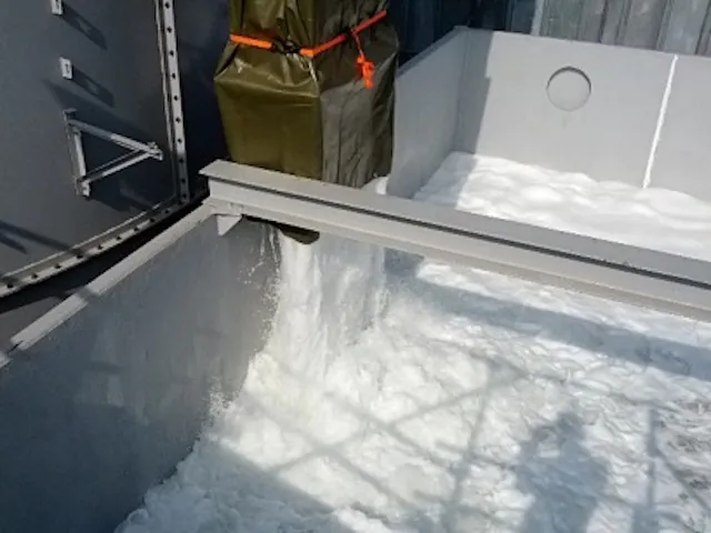 処理水(分離された水)の写真
