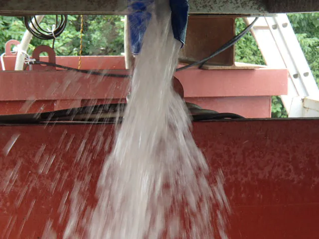 処理水(分離された水)の写真