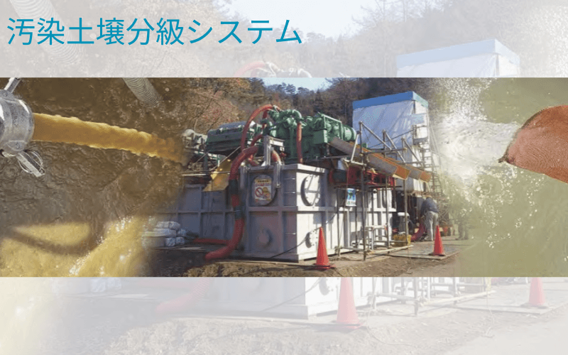 汚染土壌分級システム