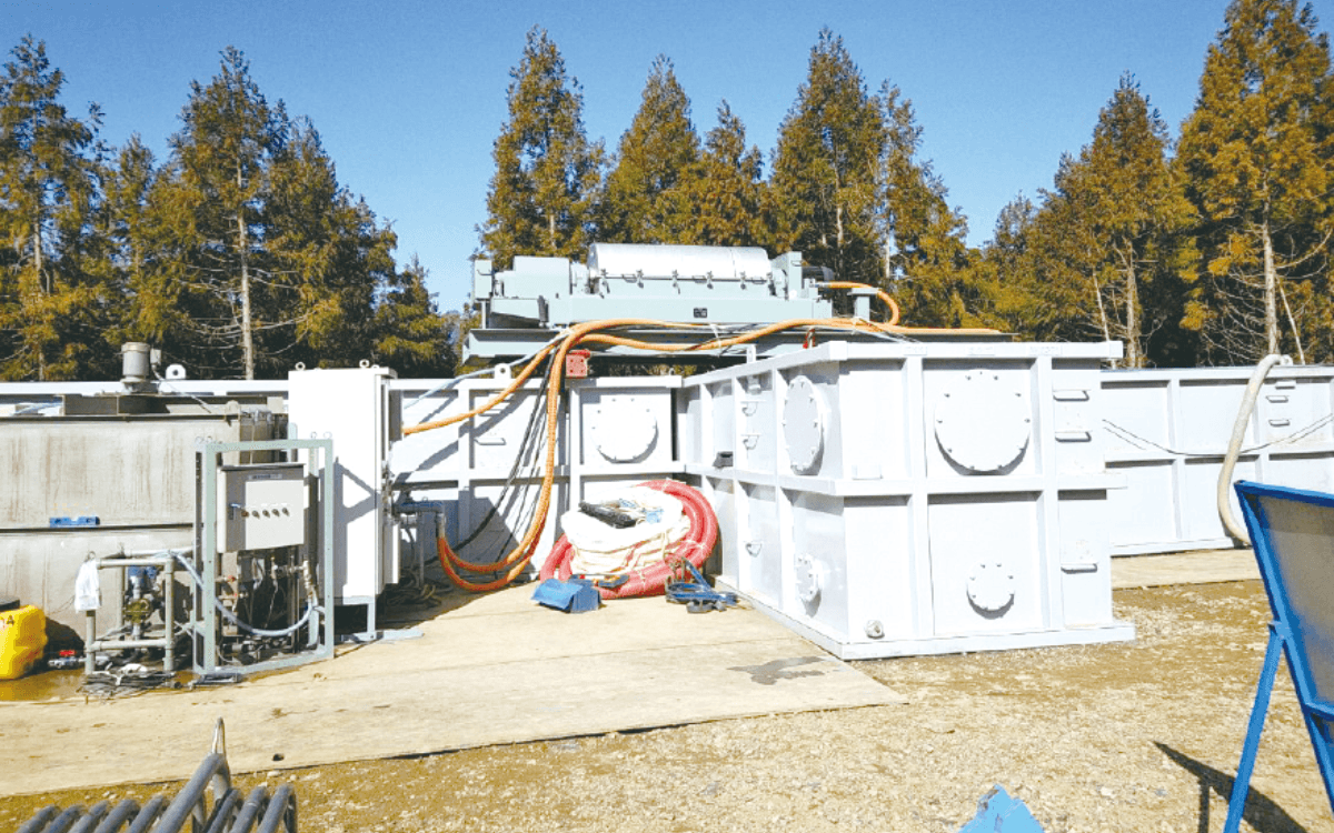 脱水機(遠心分離機)設置状況 HS-500MW
