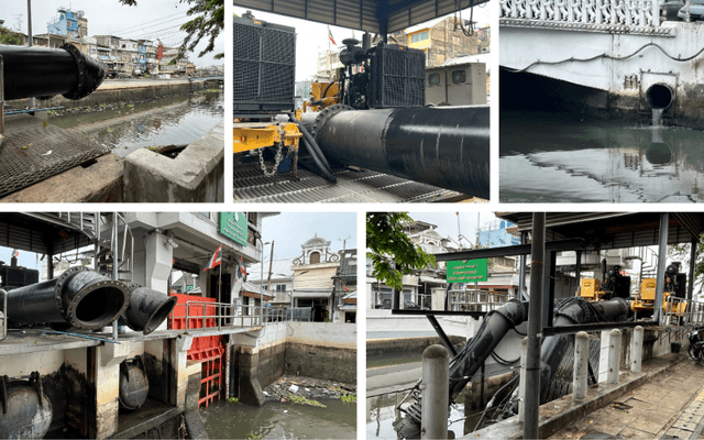 タイ・バンコク 川